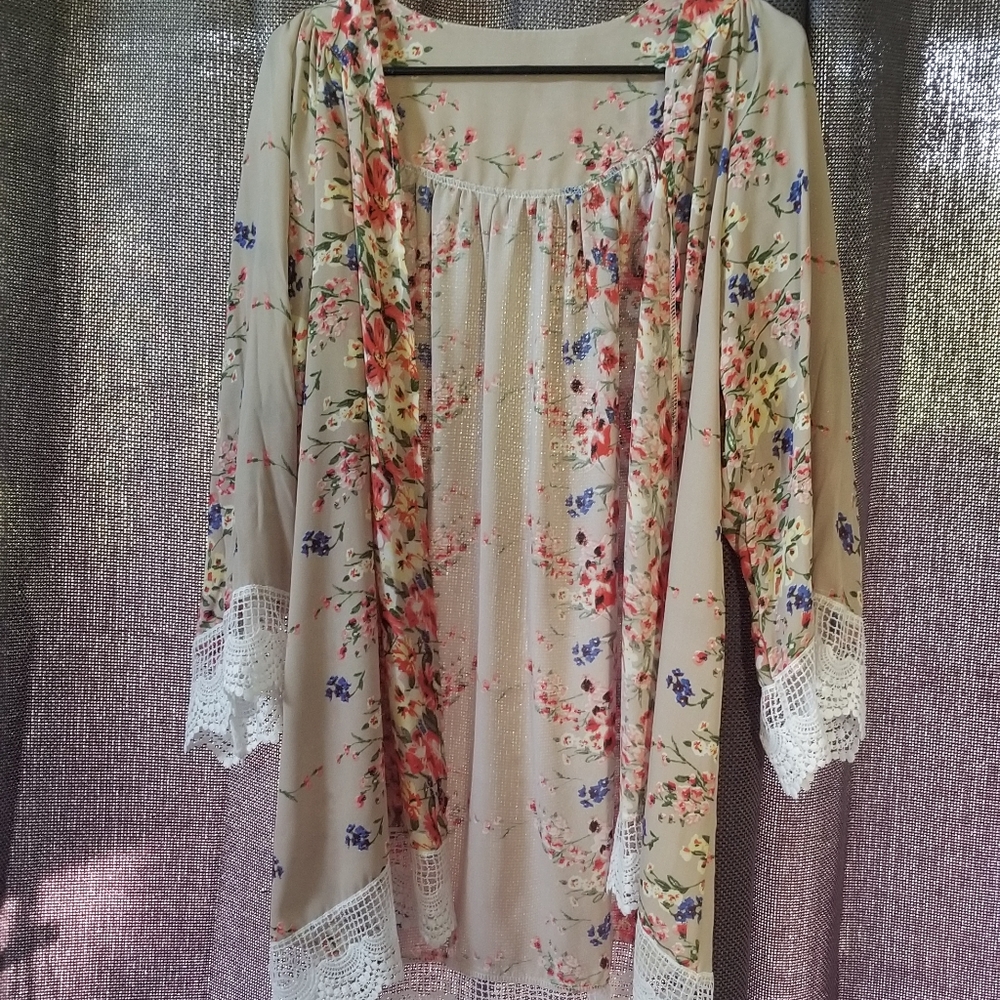 Floral cardigan